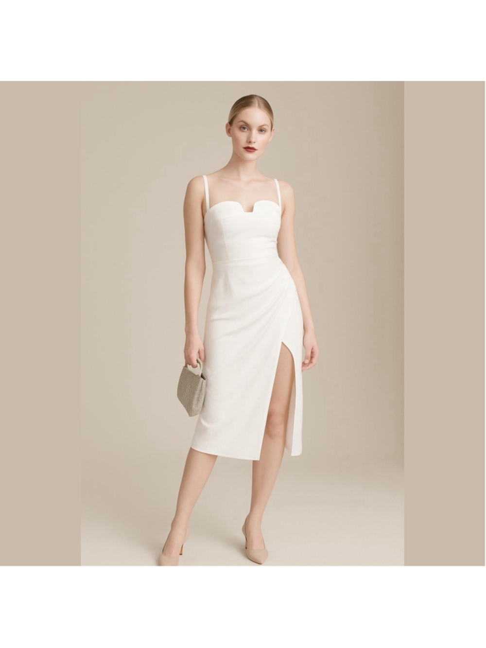 Reformation Alfred Bodice White Bridal Dress- Size 10